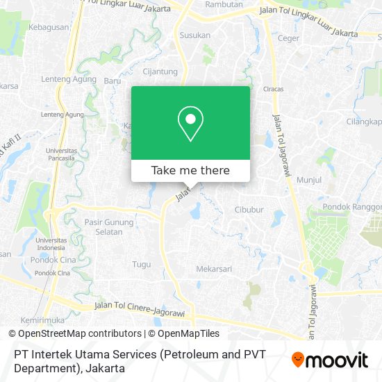 PT Intertek Utama Services (Petroleum and PVT Department) map