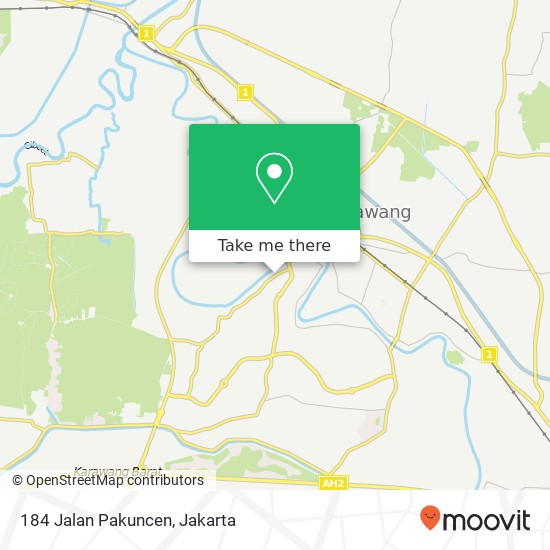 184 Jalan Pakuncen map