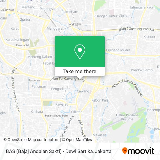 BAS (Bajaj Andalan Sakti) - Dewi Sartika map