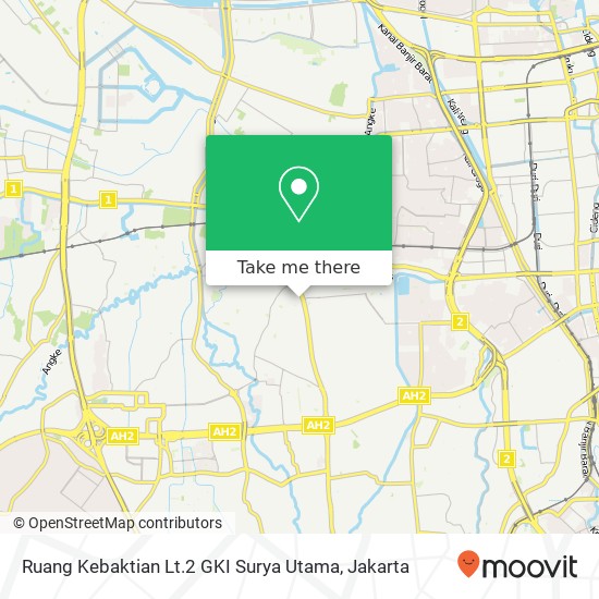 Ruang Kebaktian Lt.2 GKI Surya Utama map