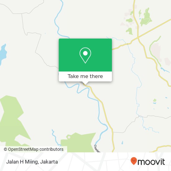 Jalan H Miing map