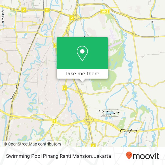 Swimming Pool Pinang Ranti Mansion map