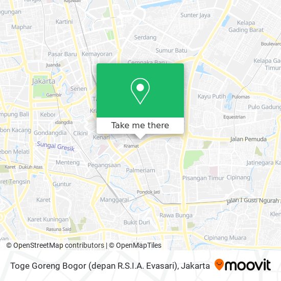 Toge Goreng Bogor (depan R.S.I.A. Evasari) map