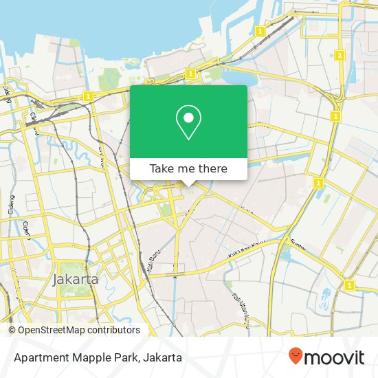 Apartment Mapple Park map