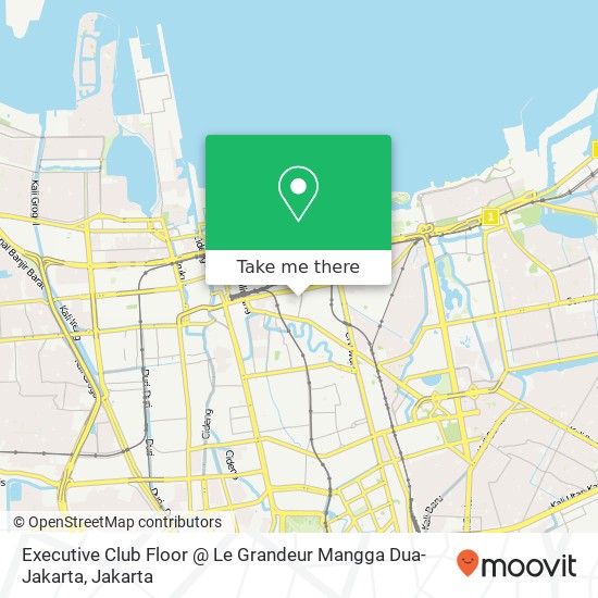 Executive Club Floor @ Le Grandeur Mangga Dua-Jakarta map