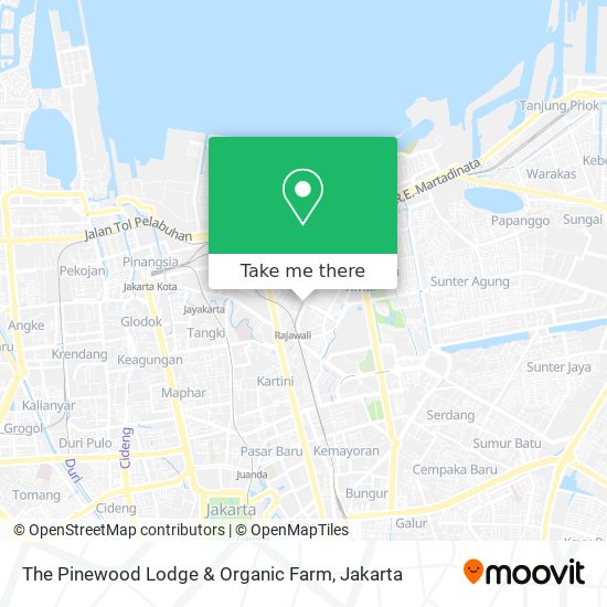 The Pinewood Lodge & Organic Farm map