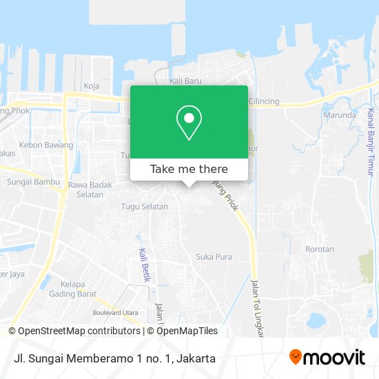 Jl. Sungai Memberamo 1 no. 1 map