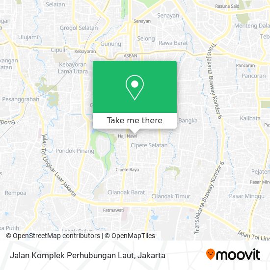 Jalan Komplek Perhubungan Laut map