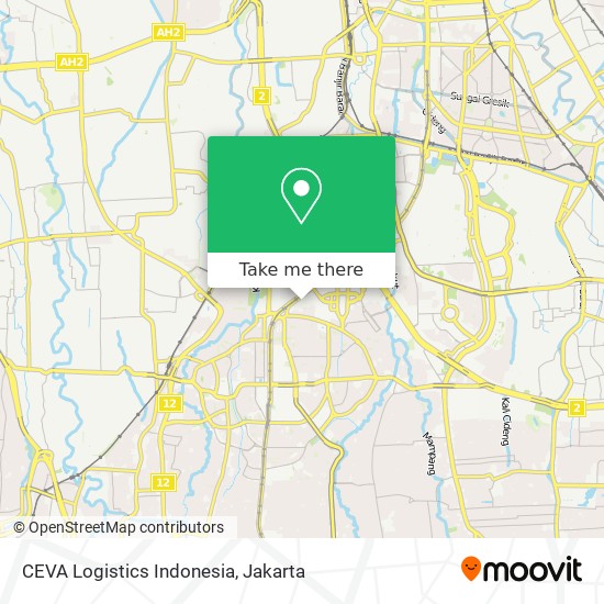 CEVA Logistics Indonesia map