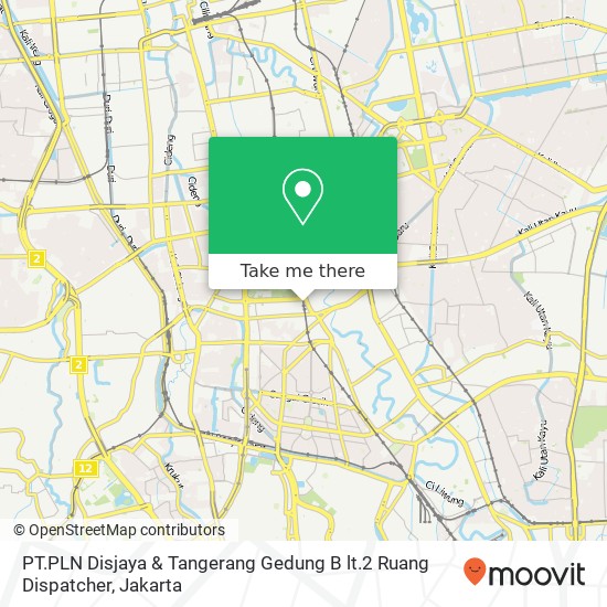 PT.PLN Disjaya & Tangerang Gedung B lt.2 Ruang Dispatcher map