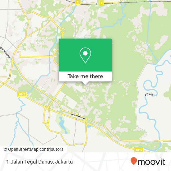 1 Jalan Tegal Danas map