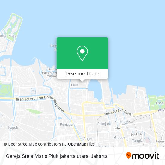 Gereja Stela Maris Pluit jakarta utara map