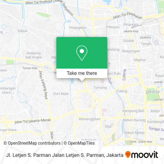 Jl. Letjen S. Parman Jalan Letjen S. Parman map