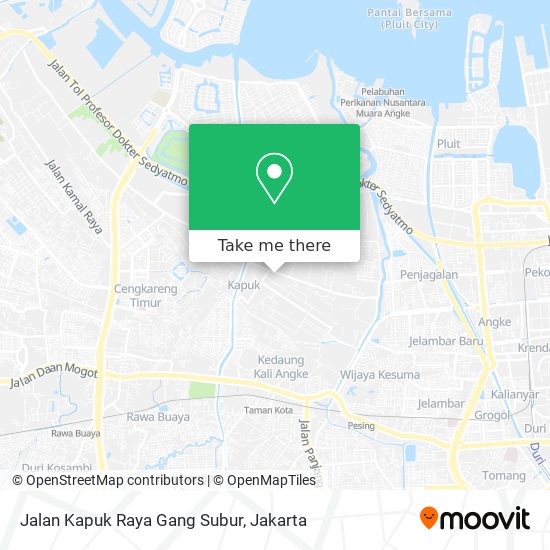 Jalan Kapuk Raya Gang Subur map