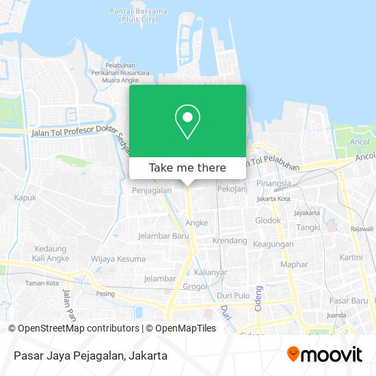 Pasar Jaya Pejagalan map