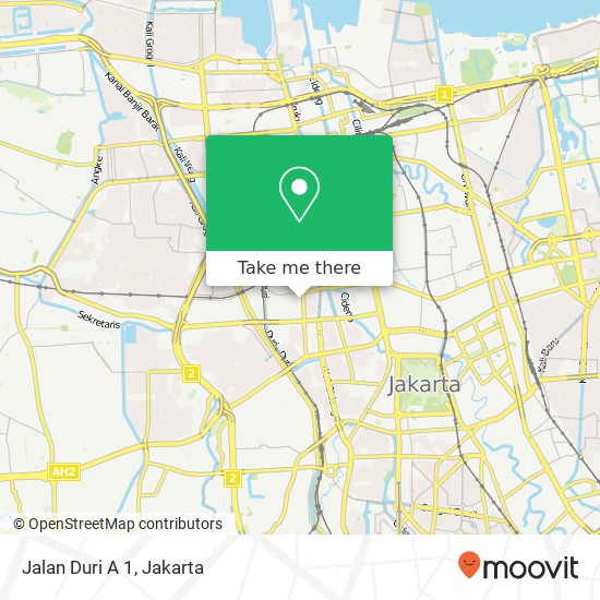 Jalan Duri A 1 map