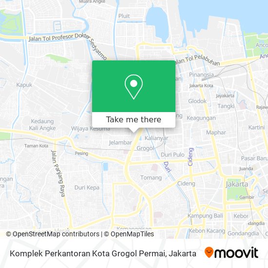 Komplek Perkantoran Kota Grogol Permai map