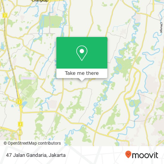 47 Jalan Gandaria map