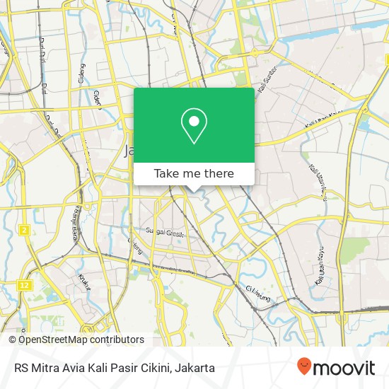 RS Mitra Avia Kali Pasir Cikini map