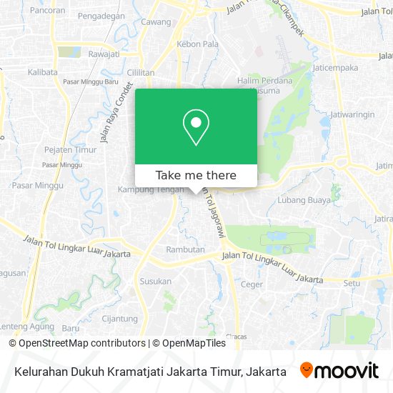 Kelurahan Dukuh Kramatjati Jakarta Timur map