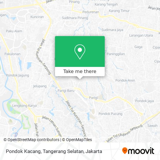 Pondok Kacang, Tangerang Selatan map