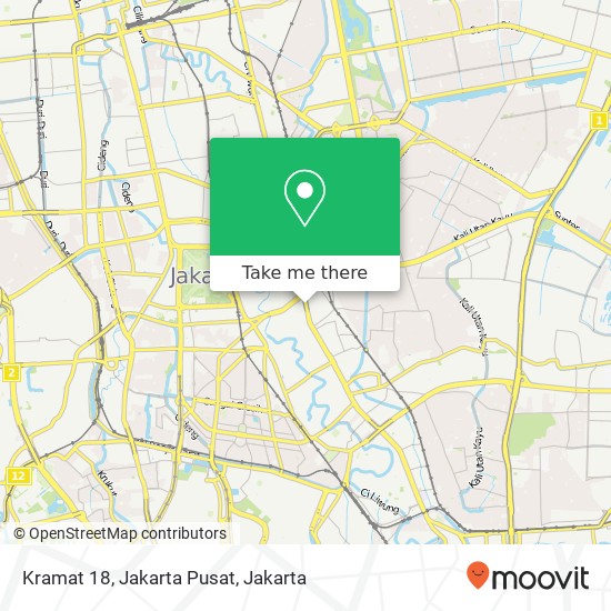 Kramat 18, Jakarta Pusat map