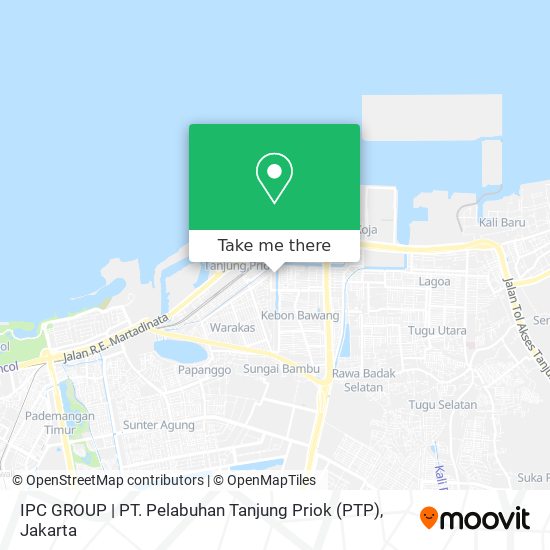 IPC GROUP | PT. Pelabuhan Tanjung Priok (PTP) map