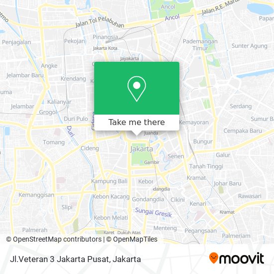 Jl.Veteran 3 Jakarta Pusat map
