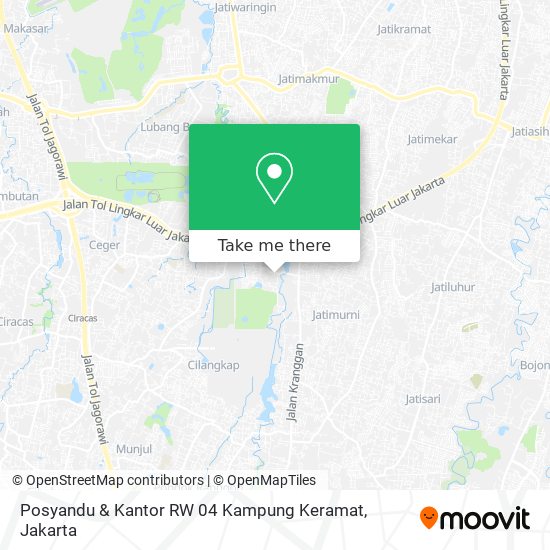 Posyandu & Kantor RW 04 Kampung Keramat map