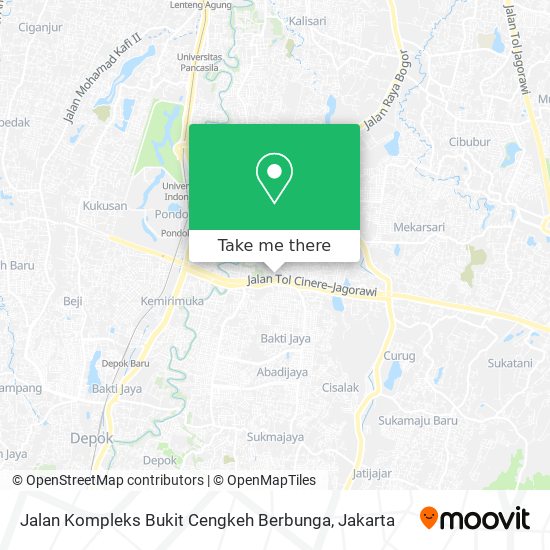 Jalan Kompleks Bukit Cengkeh Berbunga map