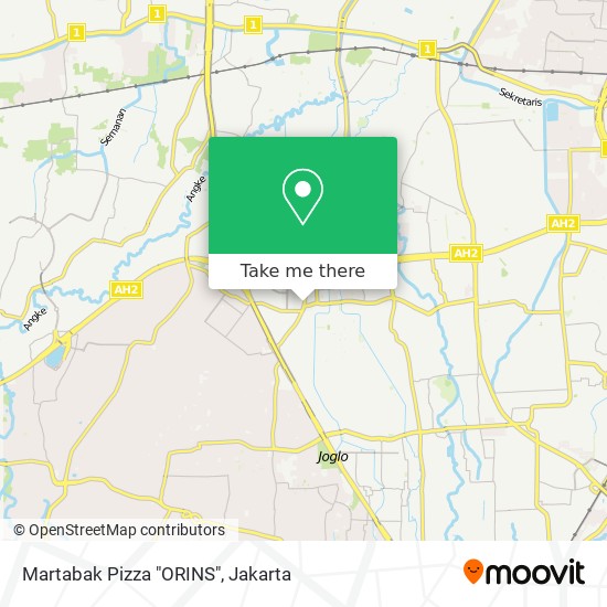 Martabak Pizza "ORINS" map