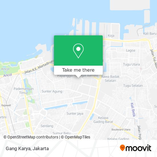 Gang Karya map
