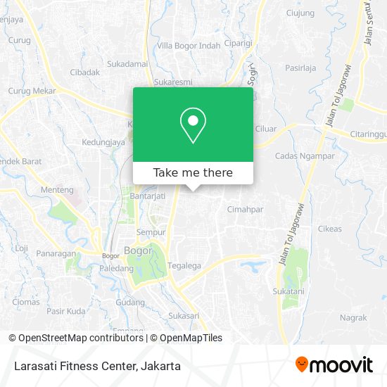 Larasati Fitness Center map