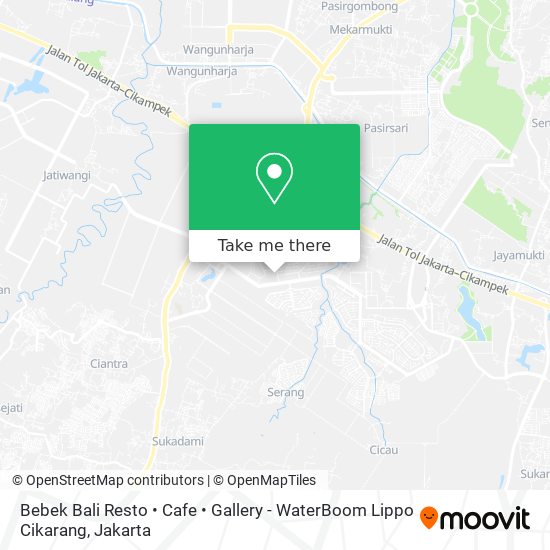 Bebek Bali Resto • Cafe • Gallery - WaterBoom Lippo Cikarang map