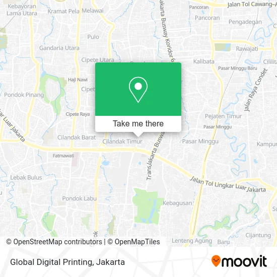 Global Digital Printing map