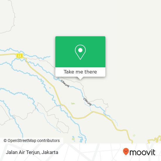 Jalan Air Terjun map