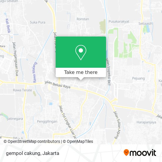 gempol cakung map