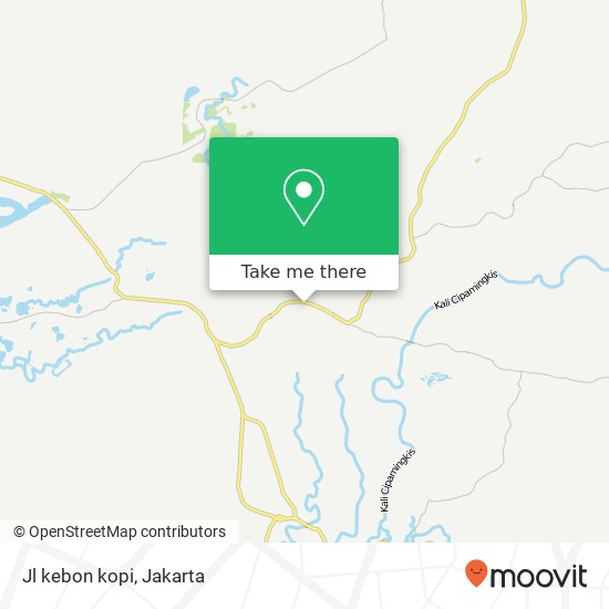 Jl kebon kopi map