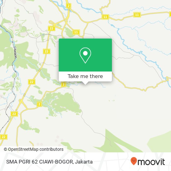 SMA PGRI 62 CIAWI-BOGOR map