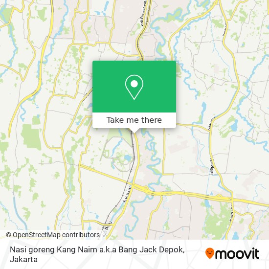 Nasi goreng Kang Naim a.k.a Bang Jack Depok map