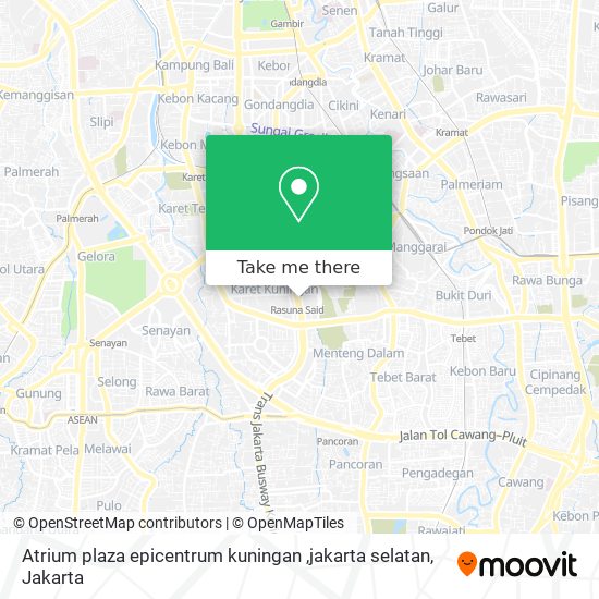 Atrium plaza epicentrum kuningan ,jakarta selatan map