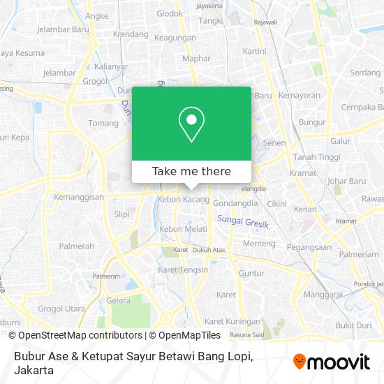 Bubur Ase & Ketupat Sayur Betawi Bang Lopi map