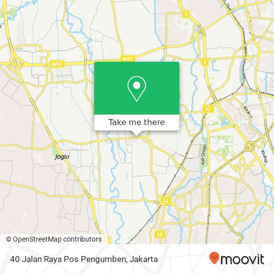 40 Jalan Raya Pos Pengumben map