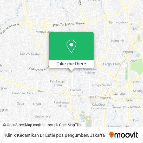 Klinik Kecantikan Dr Estie pos pengumben map