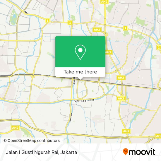 Jalan I Gusti Ngurah Rai map