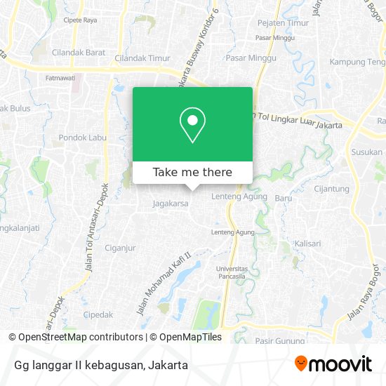 Gg langgar II kebagusan map