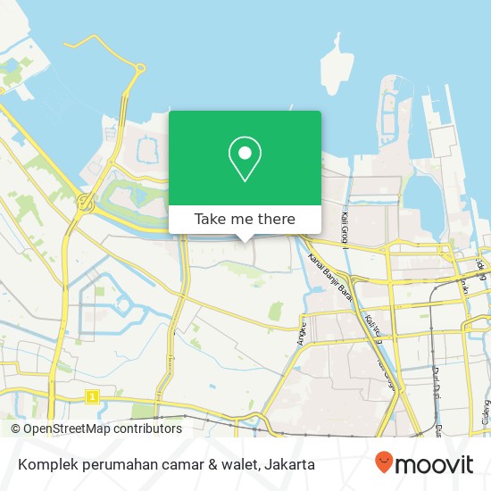 Komplek perumahan camar & walet map