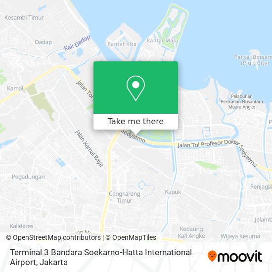 Terminal 3 Bandara Soekarno-Hatta International Airport map