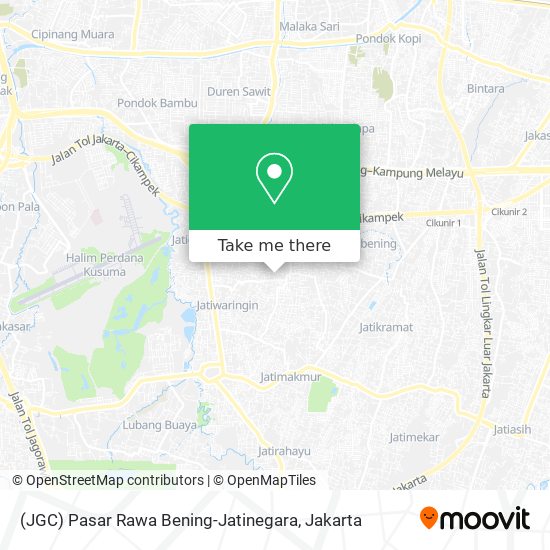 (JGC) Pasar Rawa Bening-Jatinegara map