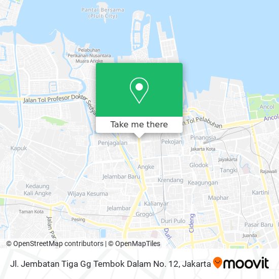 Jl. Jembatan Tiga Gg Tembok Dalam No. 12 map